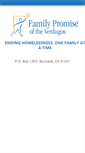 Mobile Screenshot of familypromiseverdugos.org