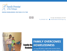 Tablet Screenshot of familypromiseverdugos.org